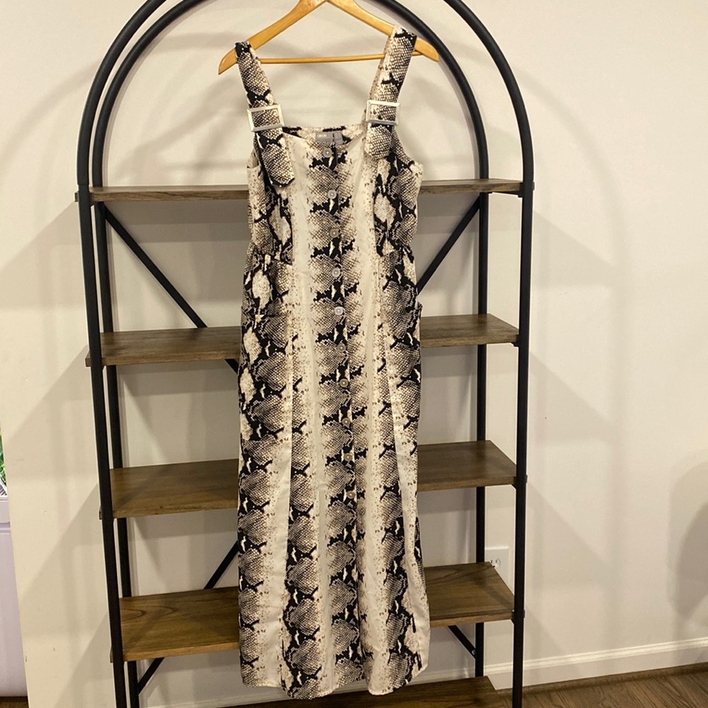 ASOS snake-print dress
